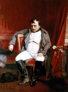 Napoléon Bonaparte abdikerade i Fontainebleau