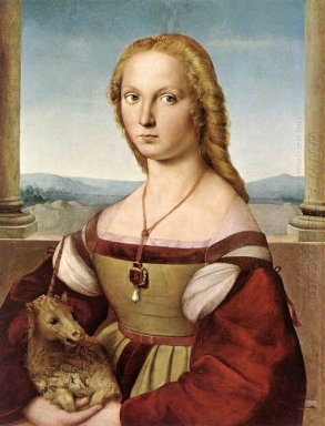 Portrait Of A Lady Dengan Unicorn 1506
