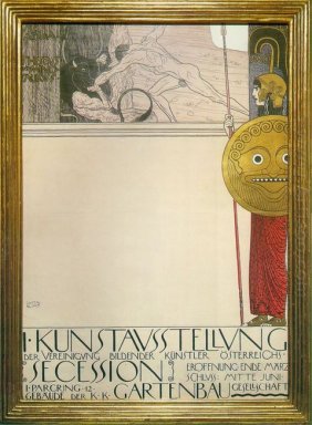 Poster For The First Art Exhibition Of The Secession Art Movemen