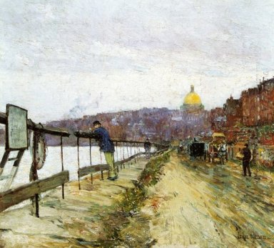 Charles River et Beacon Hill 1892