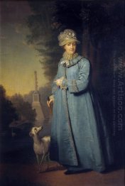 Retrato de Catarina II Imperatriz da Rússia 1794