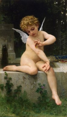Cupidon Avec Papillon 1888