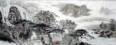 Montagne et de l\'eau - peinture chinoise