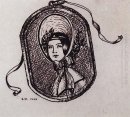 Porträt einer Frau Porträt des Herrn Laputin S Braut 1922