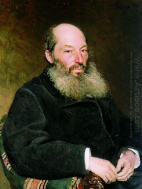 Portrait Of The Poet Afanasy Fet 1882