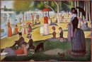 Tarde de domingo en la isla de La Grande Jatte 1886