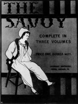 design para a tampa da frente do Savoy completo em três volumes