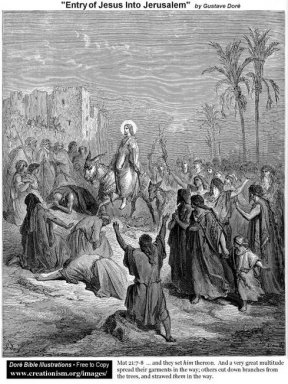Entry Of Jesus in i Jerusalem