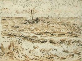 Um barco de pesca no Mar 1888