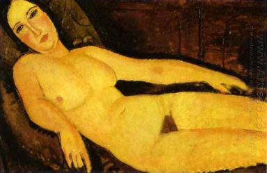 desnuda en el sofá 1918