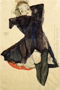 menina no vestido azul 1911