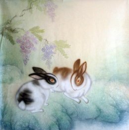 Rabbit - Peinture chinoise