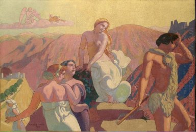Do Painel 6. Psyche Kin despedir-se dela no topo de uma montanha
