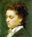 Portret van Jonge vrouw 1873