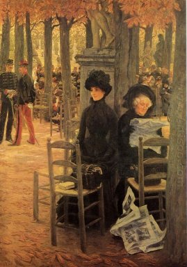 Um domingo sem Dowry Aka nos jardins de Luxembourg 1885