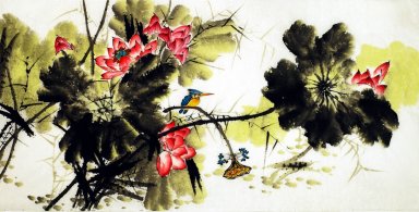 Lotus - pintura chinesa