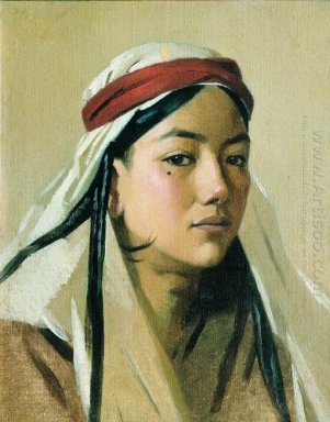 Portret van een Bacha 1867