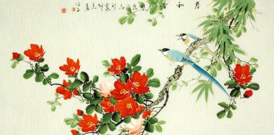 Birds & Flowers - Chinesische Malerei