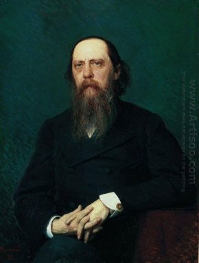 Portrait Of The Writer Mikhail Evgrafovich Saltykov N Shchedrin