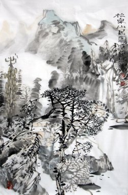 A farmhouse - Chinese painting