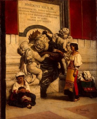 Fontein van St-Pietersbasiliek in Rome