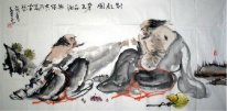 Drinking - Chinese Painting