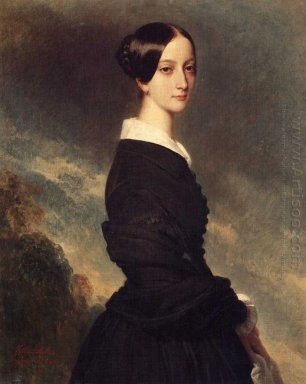 Porträt von Francisca Caroline De Braganca 1844