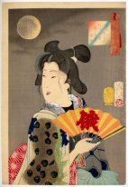Het uiterlijk van Een bordeel Geisha Van De Koka tijdperk