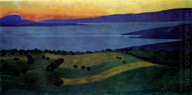 L\'effetto lago Leman Of The Evening 1900