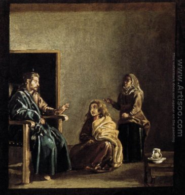 Christus im Haus von Martha und Maria (Ausschnitt) c. 1620
