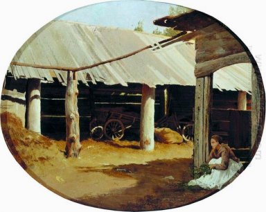 Peasant S Courtyard 1869