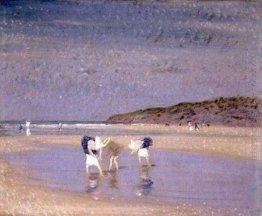 Boulogne Sands. Anak-Anak Shrimping