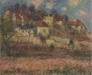 Village sur la colline
