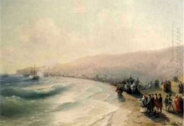 Aankomst Catherine Het Tweede Pheodosiya 1883