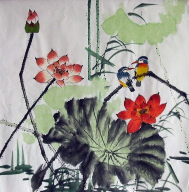 Lotus - pintura china