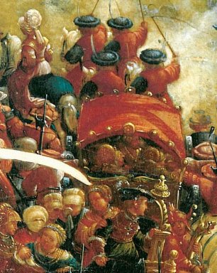 den Slaget vid Issos fragment 1529 11