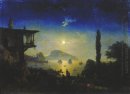 Moonlit Night On The Crimea Gurzuf 1839