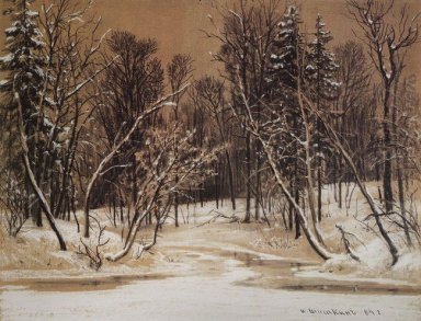 Bos In de Winter 1884