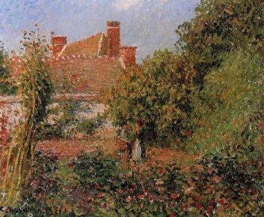 potager à Eragny après-midi 1901