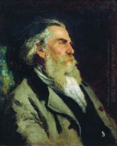 Portrait d'un P Bogolyubov 1882
