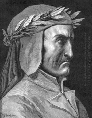 Porträt von Dante Alighieri 1860