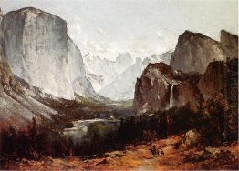 Uma vista do vale de Yosemite