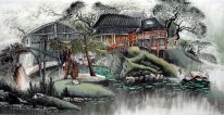 Bangunan - Lukisan Cina