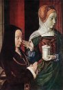 Madeleine of Bourgogne presented by St. Mary Magdalene