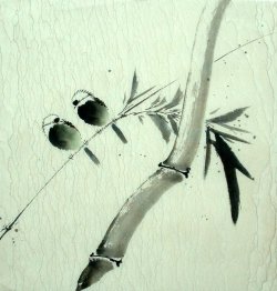 Bamboo - Pittura cinese