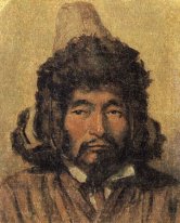 Kazakh Dengan Fur Hat 1867