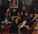 Portrait de groupe des peintres du monde de l'Art 1910