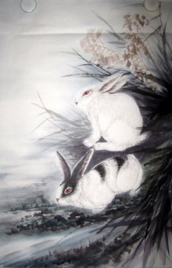 Rabbit - Peinture chinoise