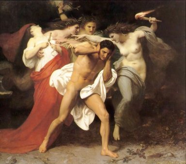 Orestes vervolgd door de Furies