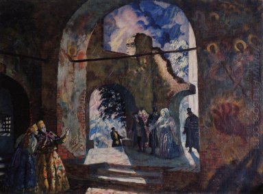 Sotto gli archi della Chiesa Vecchia 1918
